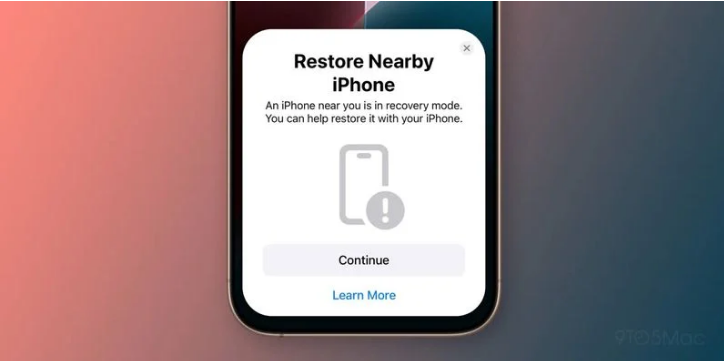 崖州苹果手机维修分享iOS 18无线恢复功能可用另一部iPhone恢复变砖的iPhone 16 